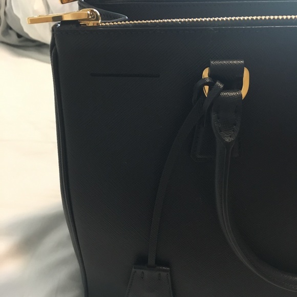 Prada Saffiano Double Zip Executive Tote - Picture 7 of 8
